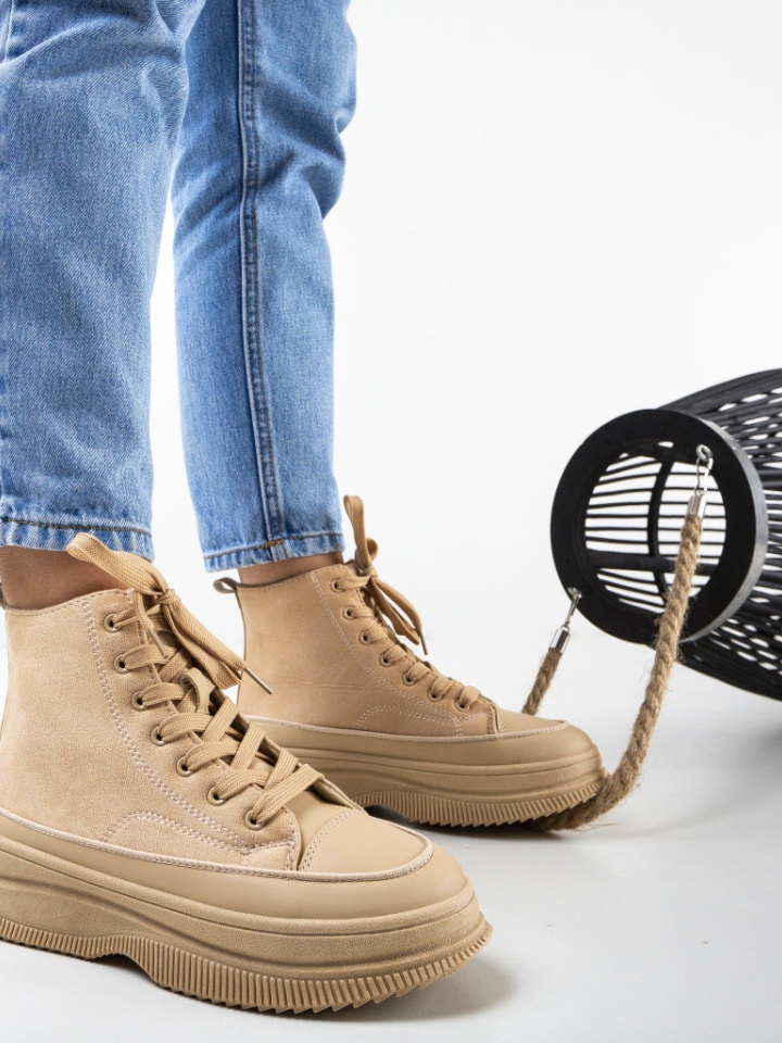 Scarpe sportive Beige May - Img 1