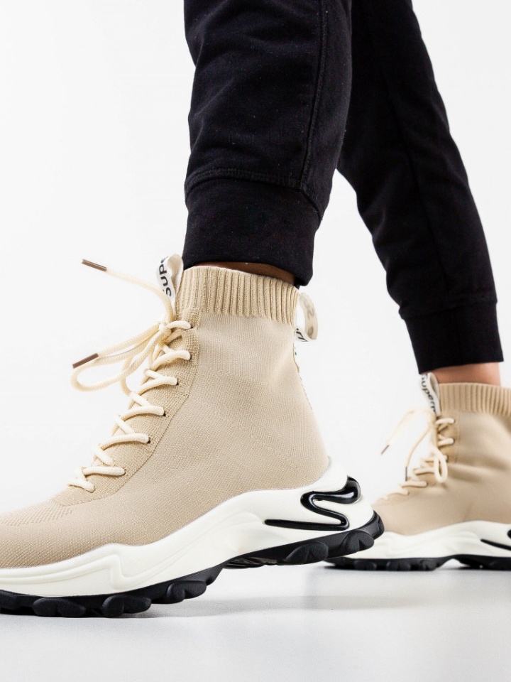 Scarpe sportive Beige Mendra - Img 2