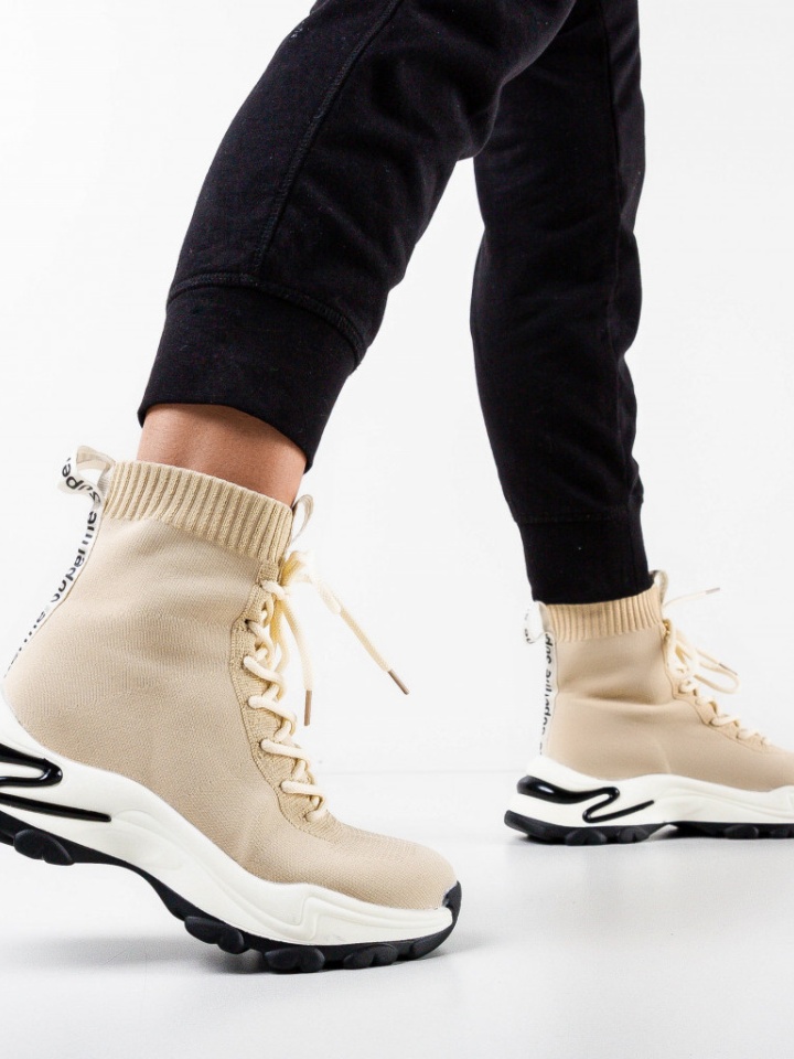 Scarpe sportive Beige Mendra - Img 10