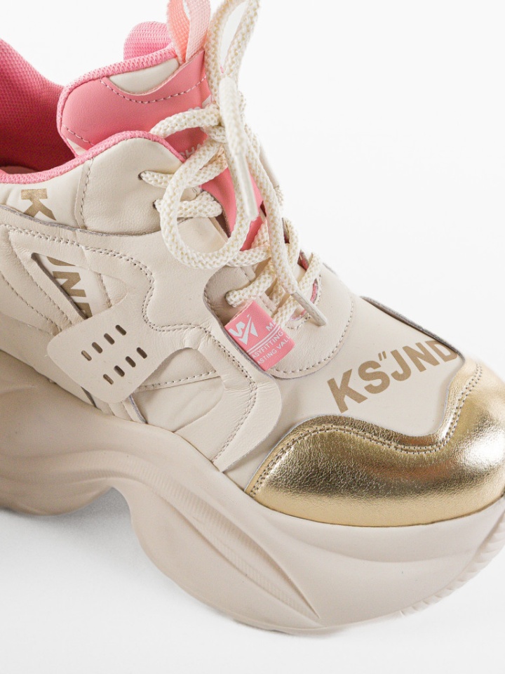 Scarpe sportive Beige Stacee - Img 6