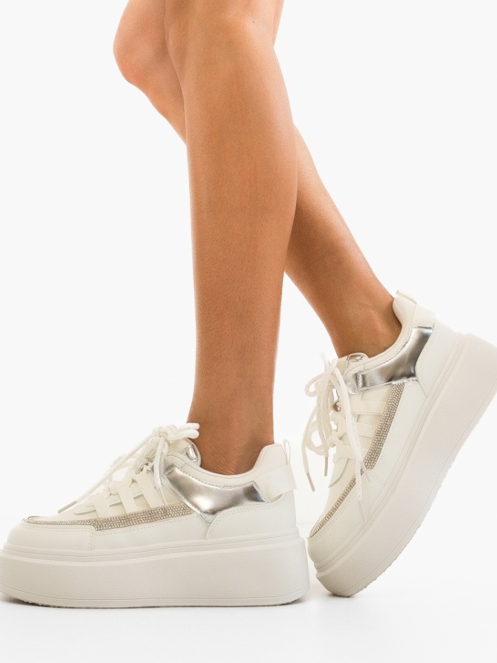 Scarpe sportive Bianche Parveen - Img 3