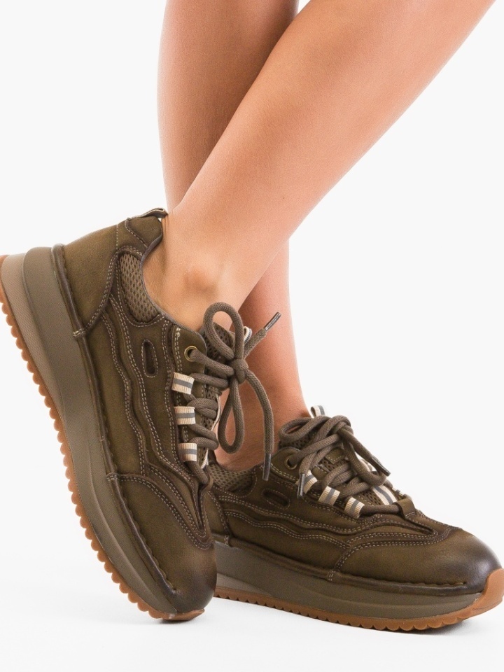 Scarpe sportive Khaki Akiva - Img 3