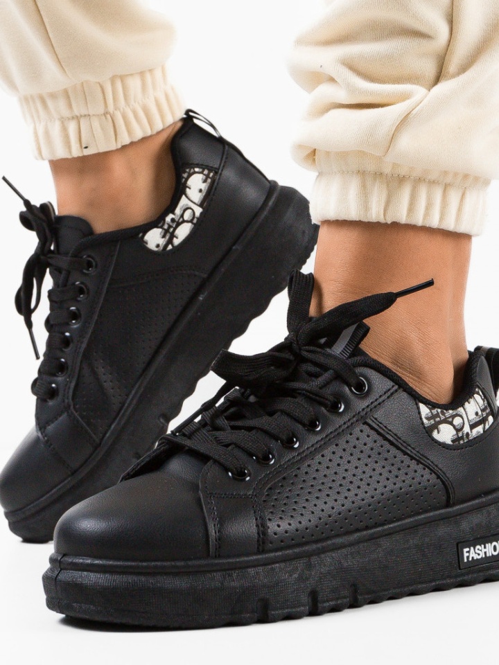 Scarpe sportive Nere Abraham - Img 2