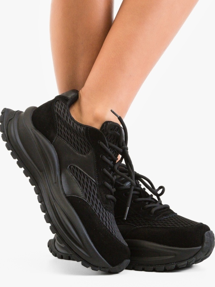 Scarpe sportive Nere Bamboo - Img 3