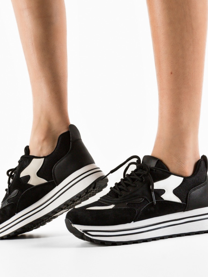 Scarpe sportive Nere Gonca - Img 4