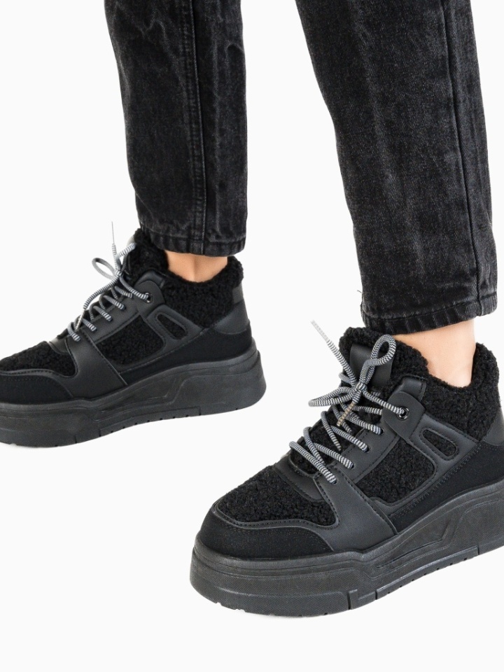 Scarpe sportive Nere Pupujen - Img 3