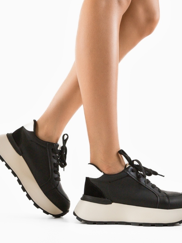 Scarpe sportive Nere Reqa - Img 3