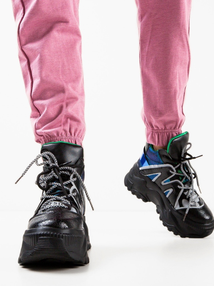 Scarpe sportive Nere Source - Img 2