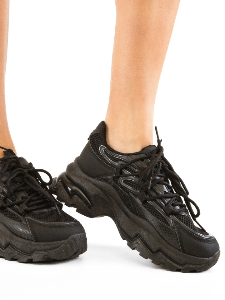 Scarpe sportive Nere Tiffan - Img 3