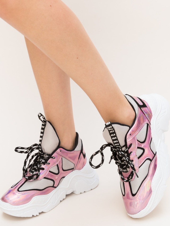 Scarpe sportive Rosa Romba - Img 3