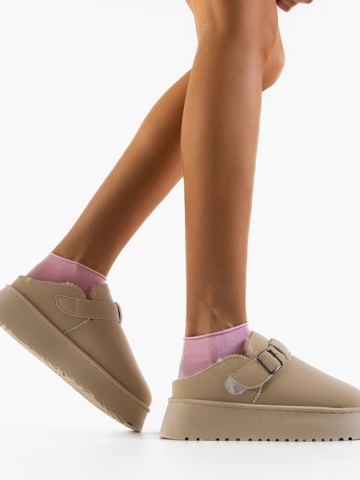 Tronchetti da donna Beige Byrky - Img 1