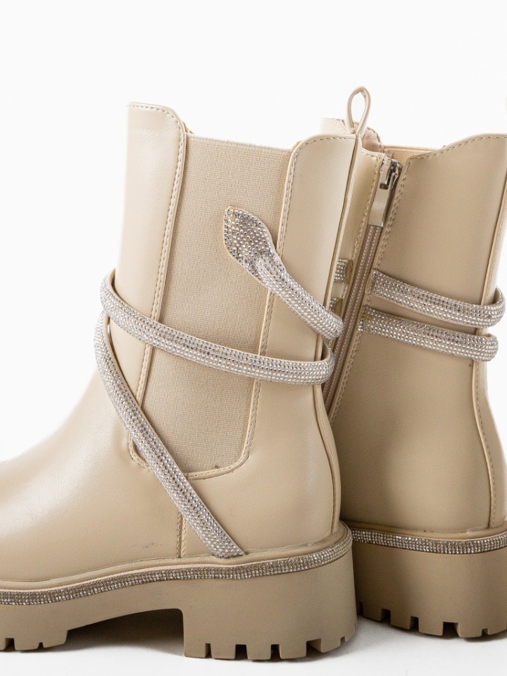Tronchetti da donna Beige Jon - Img 6