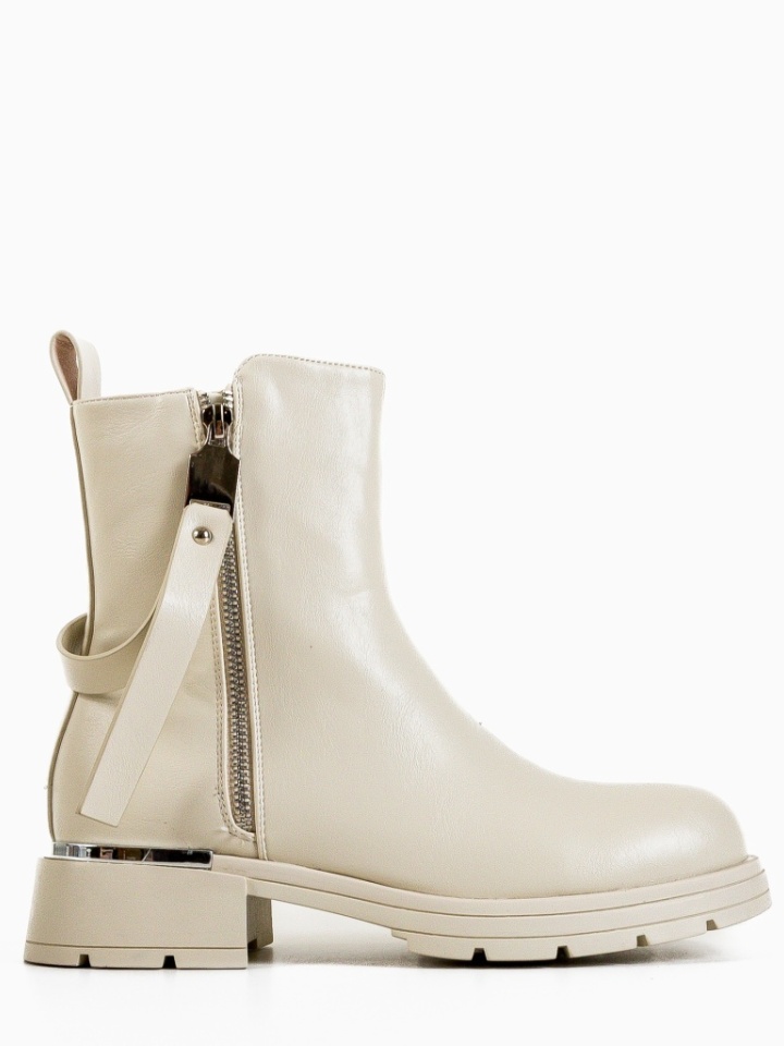 Tronchetti da donna Beige Kagatar - Img 5