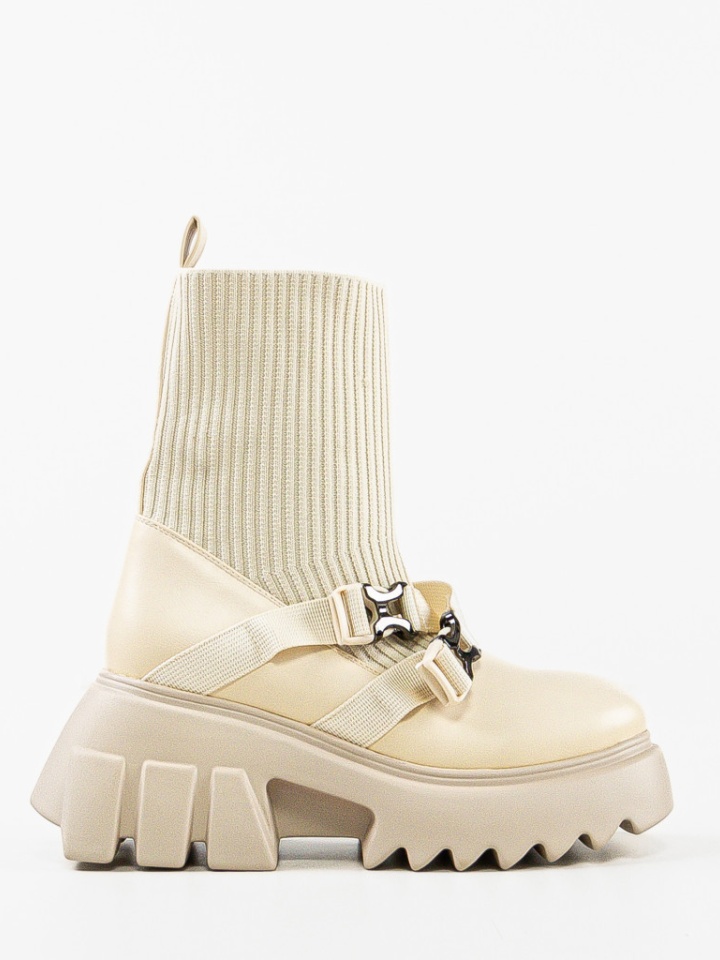 Tronchetti da donna Beige Moran - Img 3