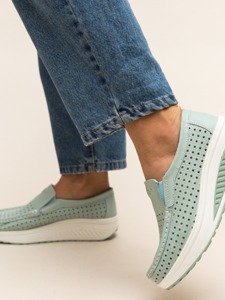 Scarpe casual Azzurre Bicaz - Img 10