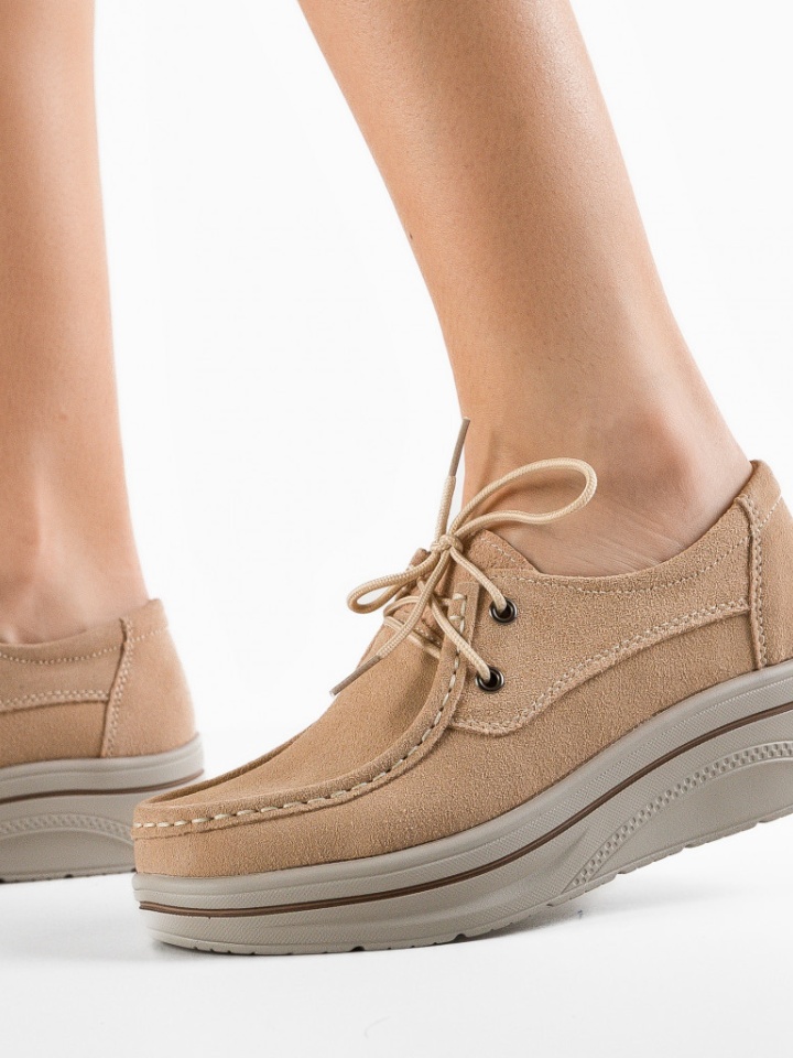Scarpe casual Beige Auron - Img 4