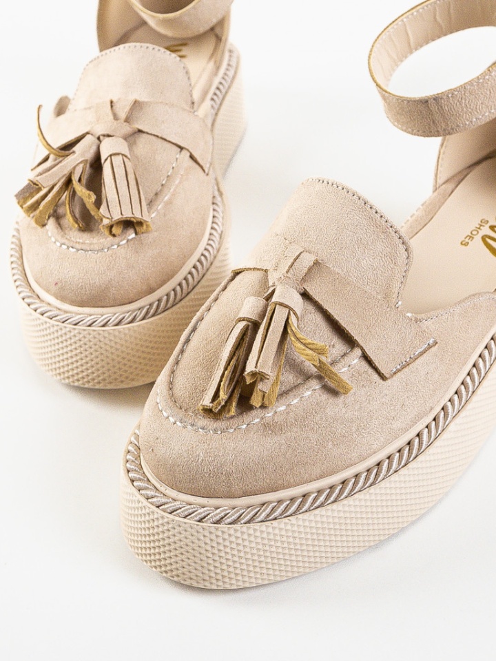 Scarpe casual Beige Kalin - Img 7