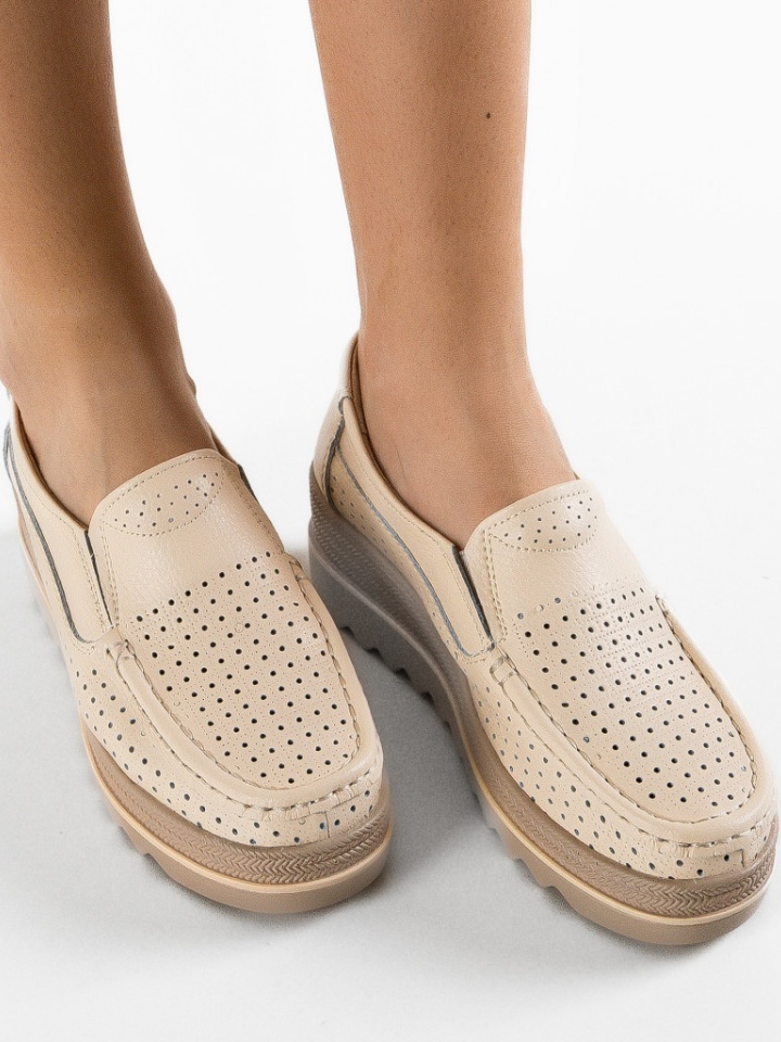 Scarpe casual Beige Krat - Img 2
