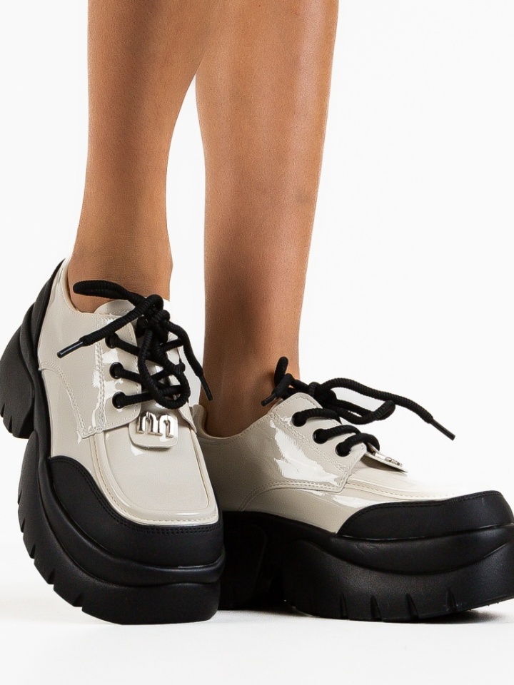 Scarpe casual Beige Miu - Img 1