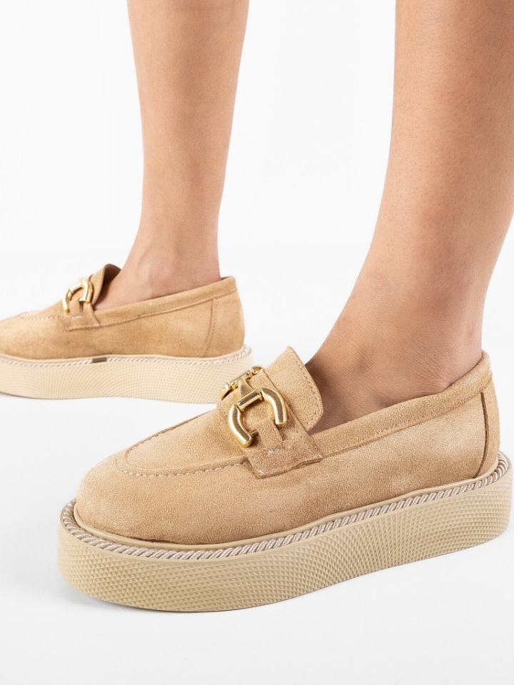 Scarpe casual Beige Selvie - Img 4