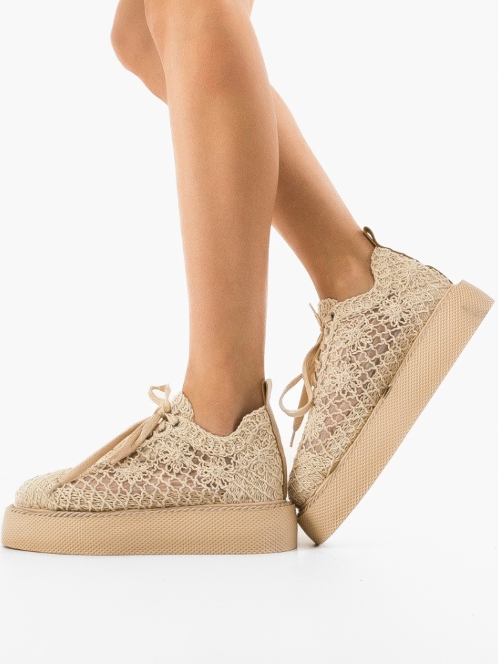 Scarpe casual Beige Ystory - Img 2