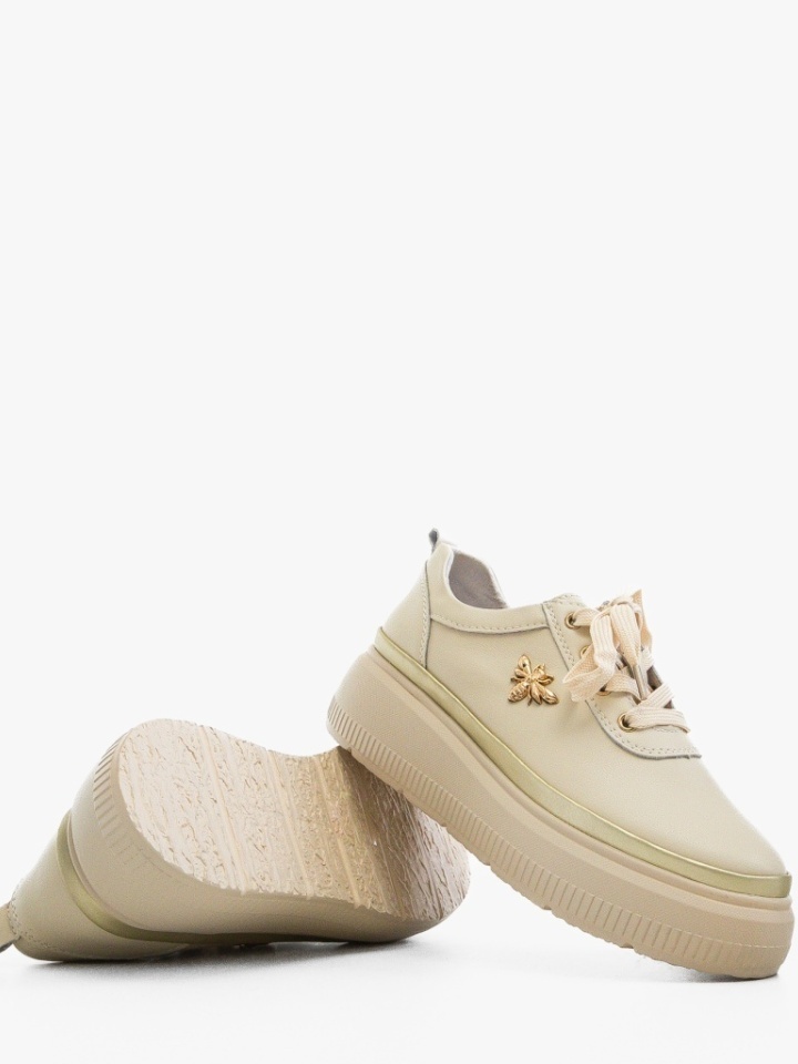 Scarpe casual Beige Zumzy - Img 3