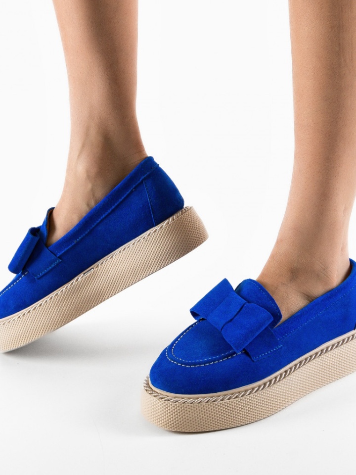 Scarpe casual Blu Kivu - Img 4