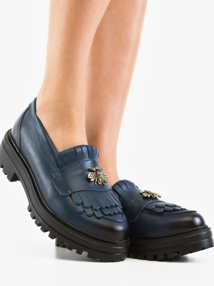 Scarpe casual Blu navy Zenin - Img 10