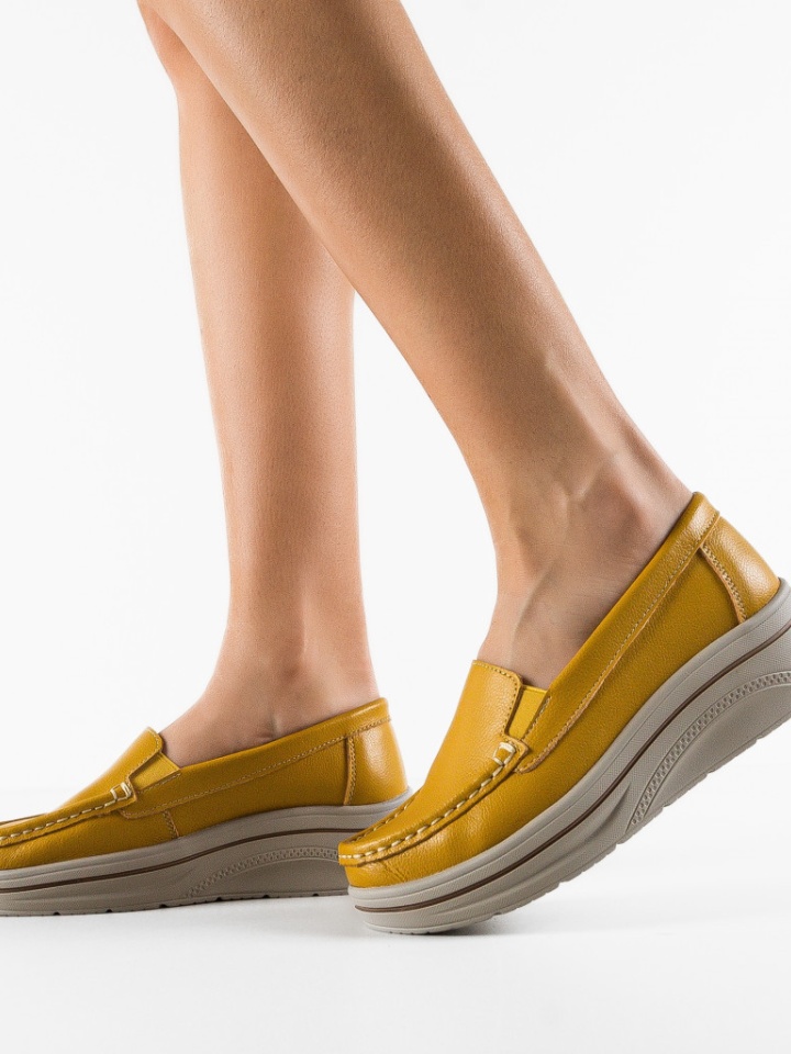 Scarpe casual Gialle Brienne - Img 4