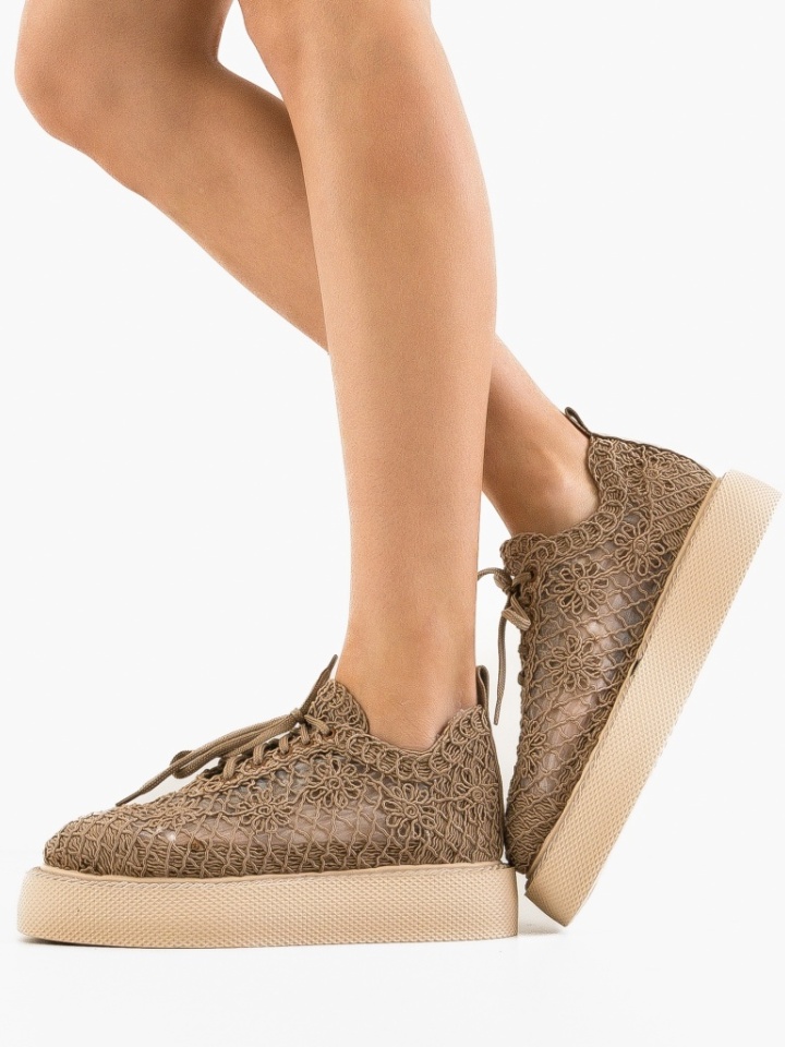 Scarpe casual Khaki Ystory - Img 2