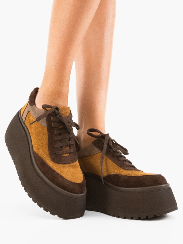 Scarpe casual Marroni Trekki - Img 1