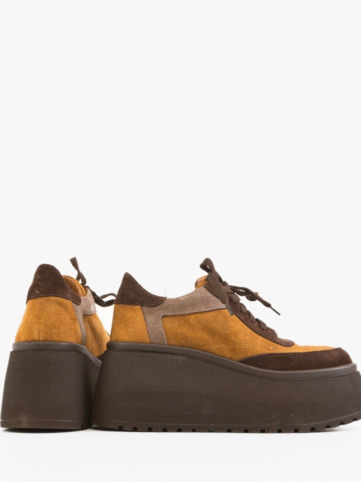 Scarpe casual Marroni Trekki - Img 4