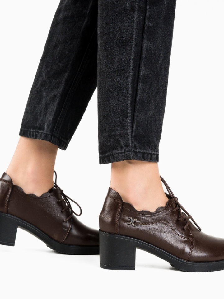 Scarpe casual Marroni Tyborc - Img 10