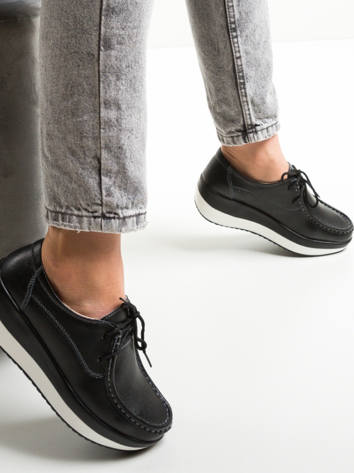 Scarpe casual Nere Vlasta - Img 3
