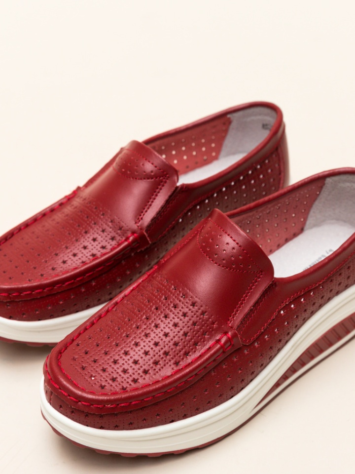 Scarpe casual Rosse Bicaz - Img 7