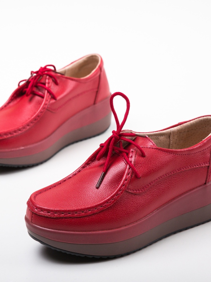Scarpe casual Rosse Vlasta - Img 10