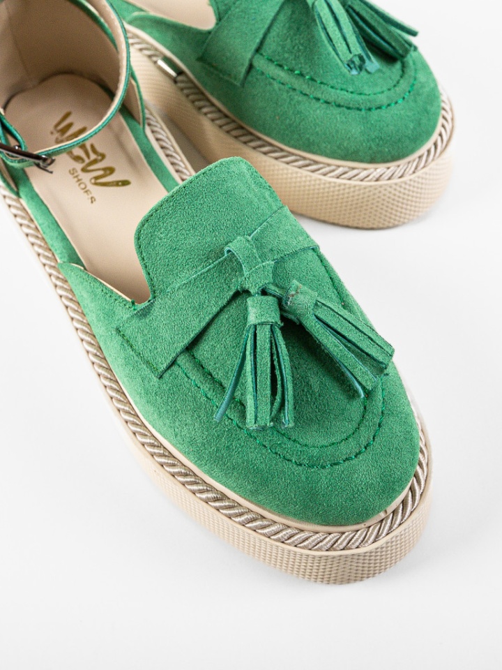 Scarpe casual Verde Kalin - Img 7