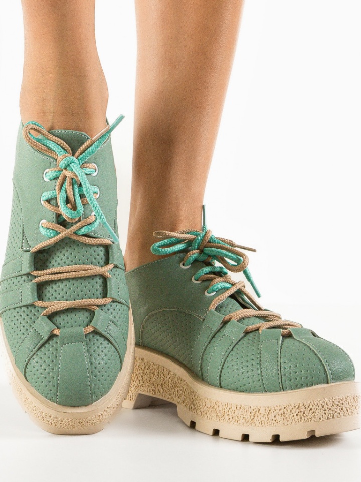 Scarpe casual Verde Memy - Img 4