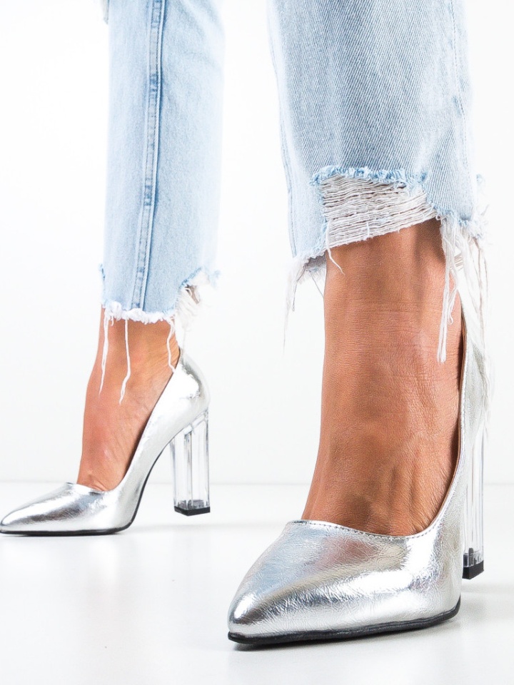 Scarpe da donna Argento Uflet - Img 9