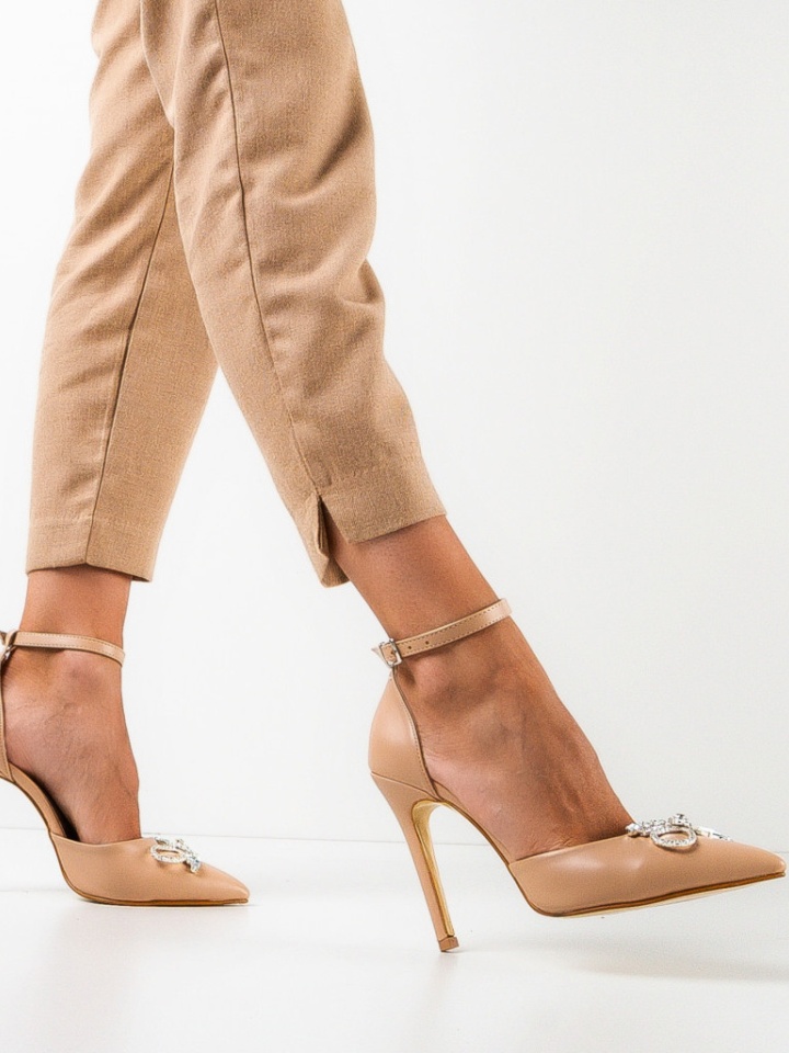 Scarpe da donna Beige Alamar - Img 2