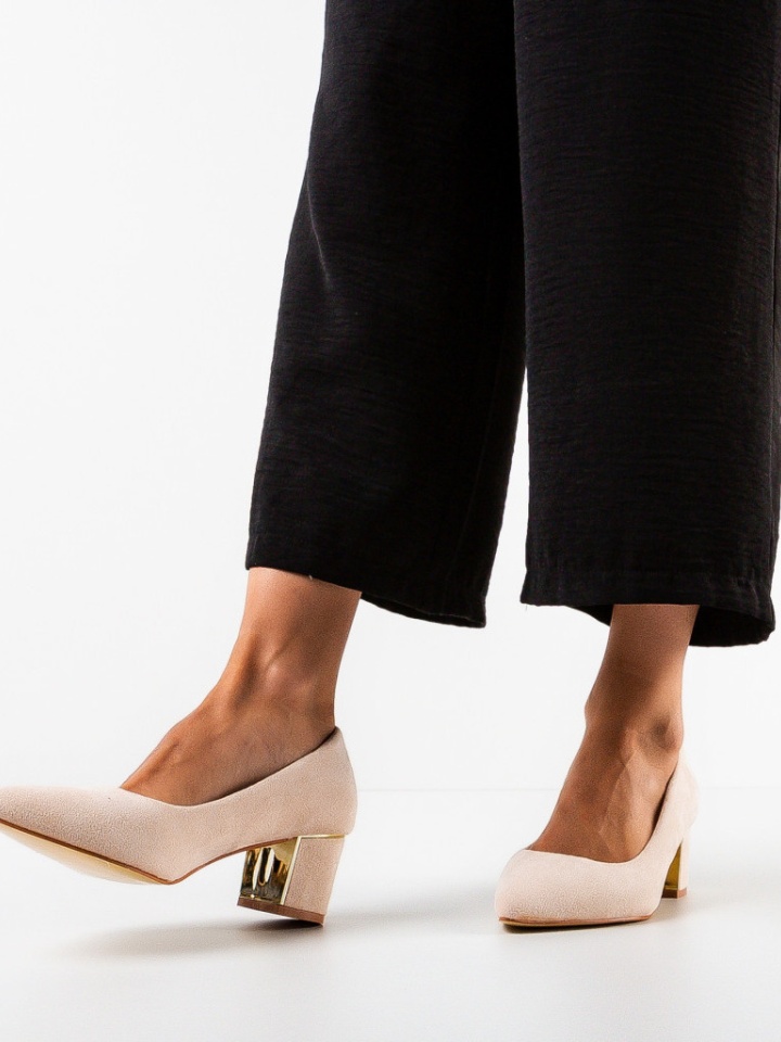 Scarpe da donna Beige Antoni - Img 2