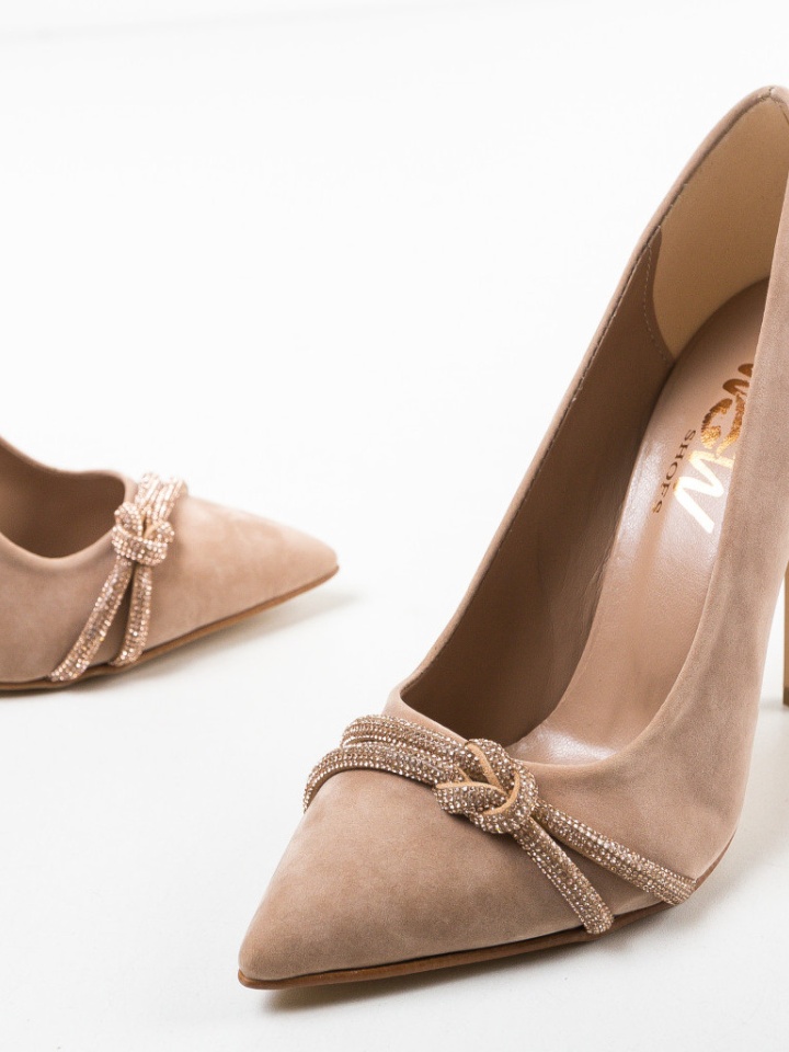 Scarpe da donna Beige Casette - Img 8