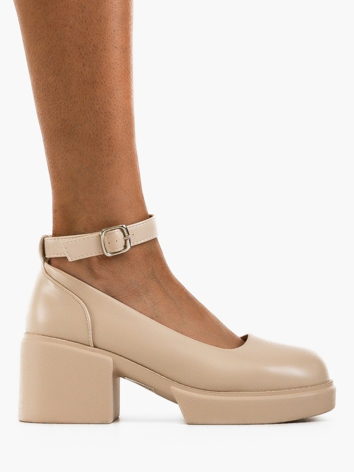 Scarpe da donna Beige Grima - Img 1