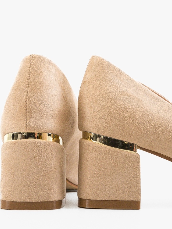 Scarpe da donna Beige Hazmelo - Img 6