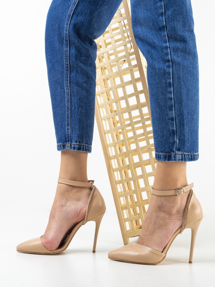 Scarpe da donna Beige Izalam - Img 1