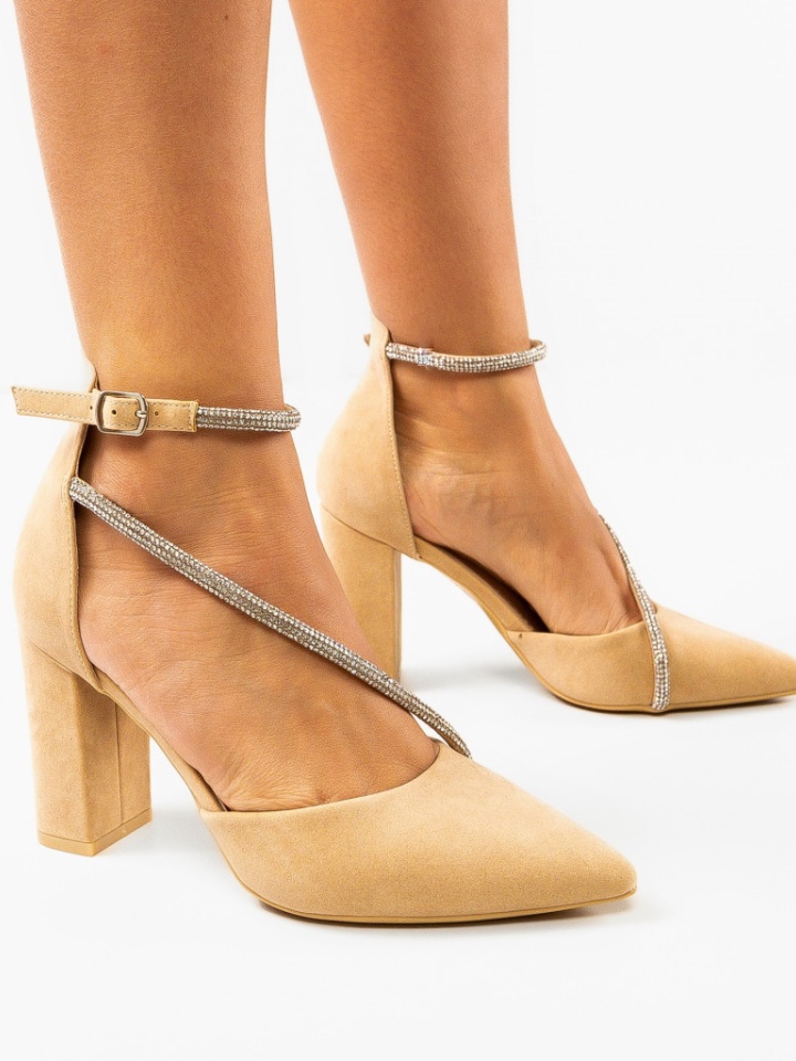 Scarpe da donna Beige Maazauq - Img 2
