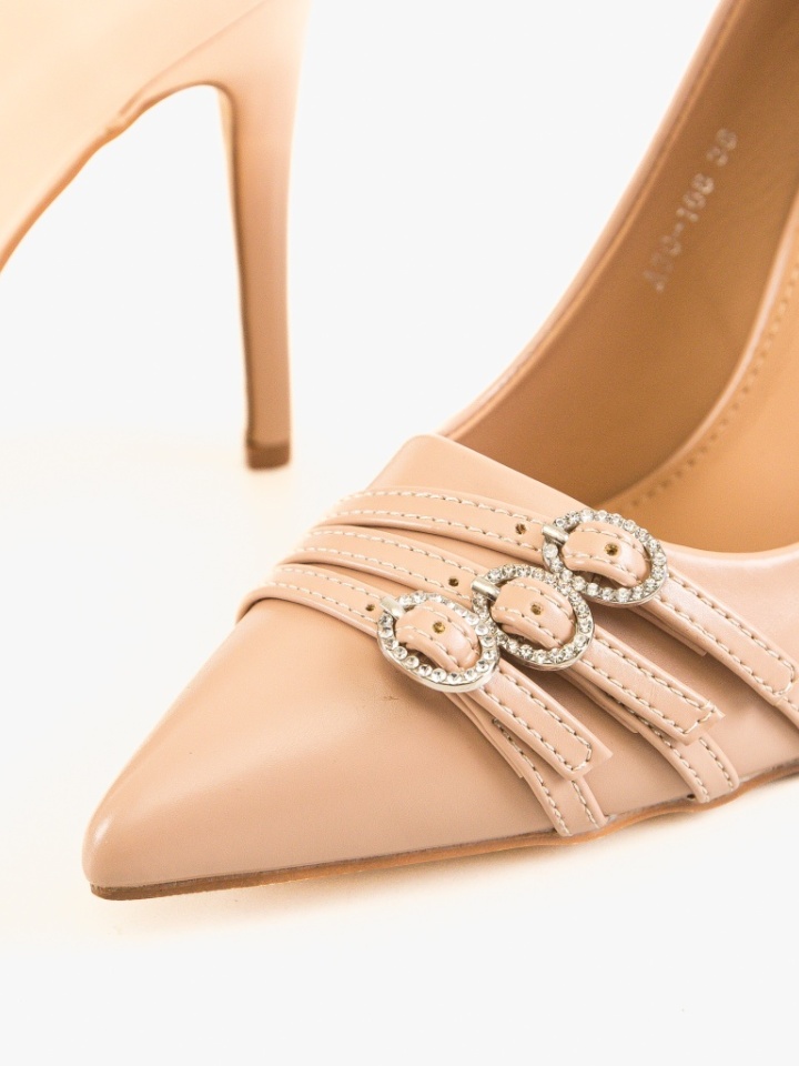 Scarpe da donna Beige Nelso - Img 6