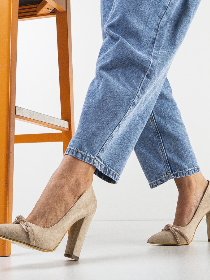 Scarpe da donna Beige Otbal - Img 8