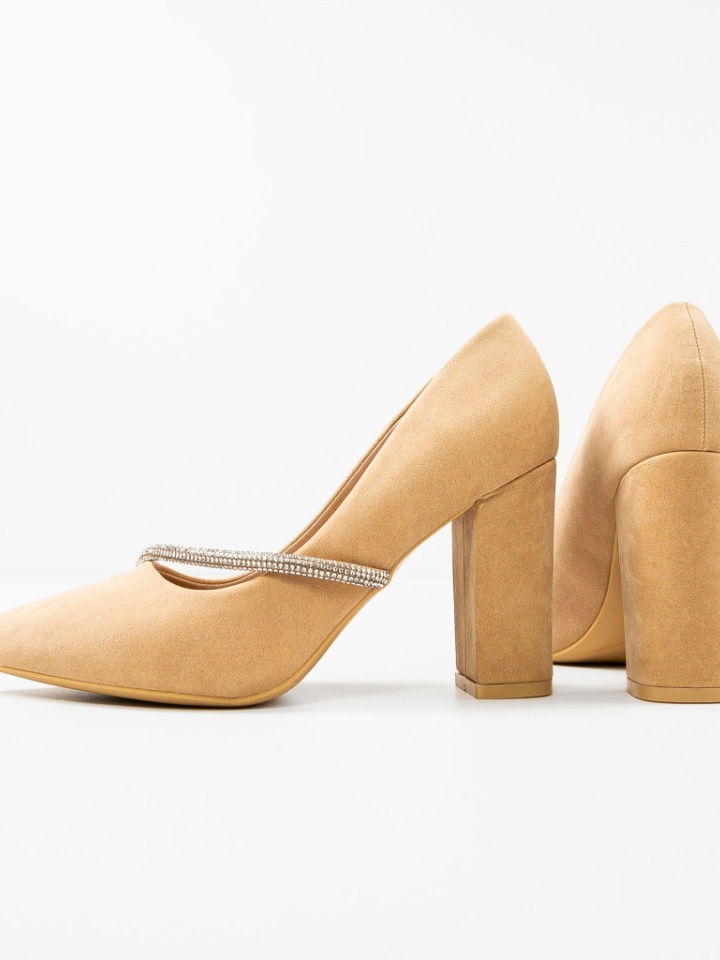Scarpe da donna Beige Pherick - Img 1