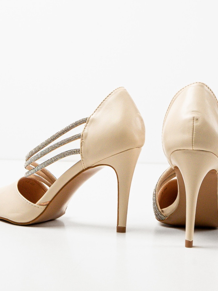 Scarpe da donna Beige Pratima - Img 14